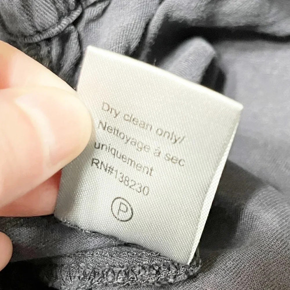 Pam & Gela Gray Cropped Pull On Cargo Pants Women's Size Small - Picture 7 of 7